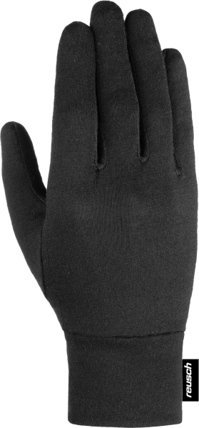 Reusch Merino Wool Conductive 6105170 7700 schwarz front